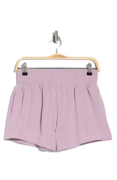 Z By Zella Interval High Waist Flowy Shorts In Purple