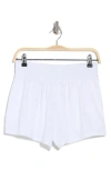 Z By Zella Interval High Waist Flowy Shorts In White