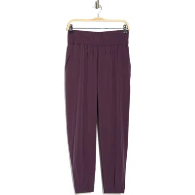 Z By Zella Interval High Waist Track Pants In Brown