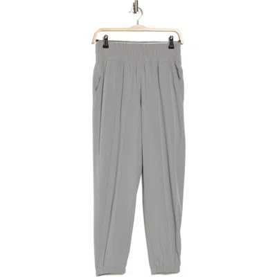 Z By Zella Interval Woven Track Pants In Grey Ultimate
