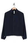 Z By Zella Interval Zip Up Jacket In Black