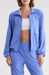 Z By Zella Interval Zip Up Jacket In Blue