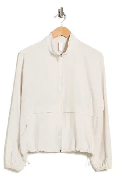 Z By Zella Interval Zip Up Jacket In Neutral