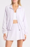 Z By Zella Interval Zip Up Jacket In White