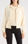 Z By Zella Interval Zip Up Jacket In Yellow