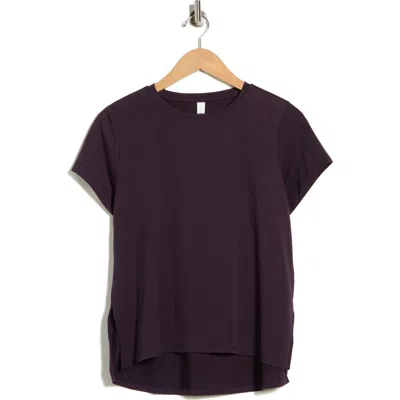 Z By Zella Key Element Activewear T-shirt In Purple
