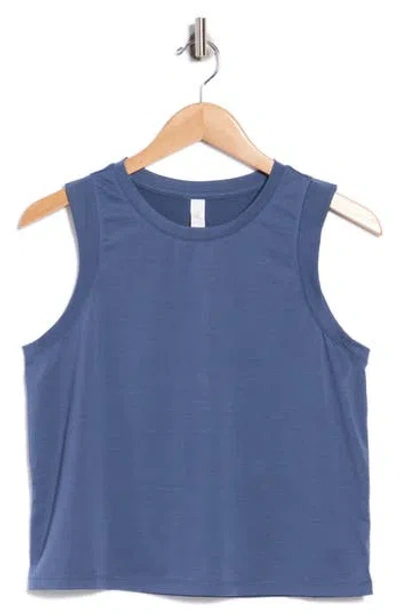 Z By Zella Key Element Tank In Blue