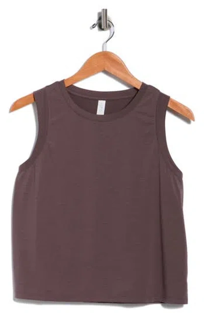 Z By Zella Key Element Tank In Brown