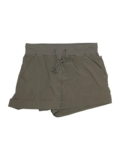 Pre-owned Z By Zella Khaki Shorts In Green