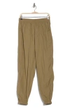 Z By Zella Kinetic High Waist Joggers In Olive Covert