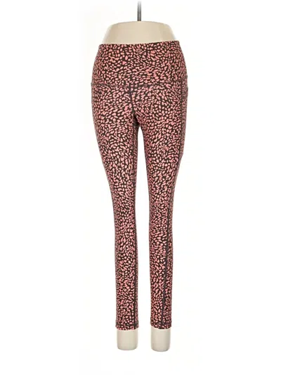 Pre-owned Z By Zella Leggings In Red