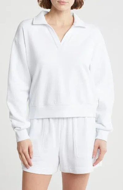 Z By Zella Level Up Terry Polo Pullover