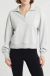 Z By Zella Level Up Terry Polo Pullover