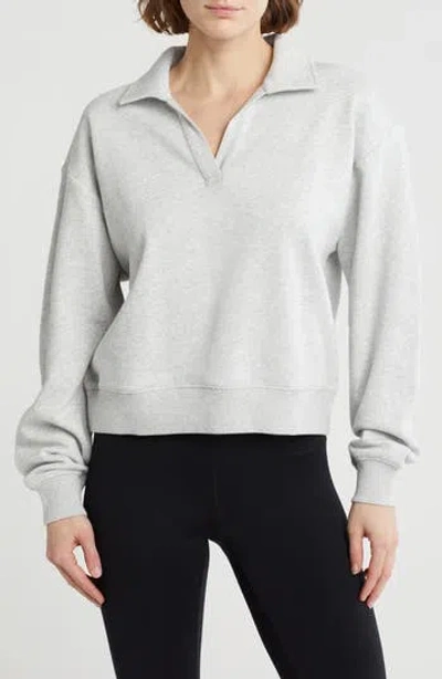 Z By Zella Level Up Terry Polo Pullover