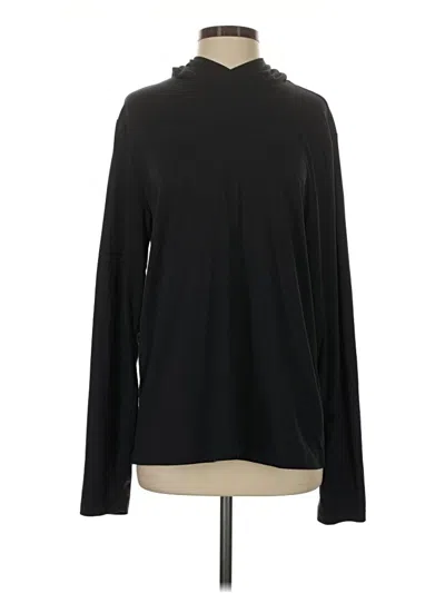 Pre-owned Z By Zella Long Sleeve T-shirt In Black