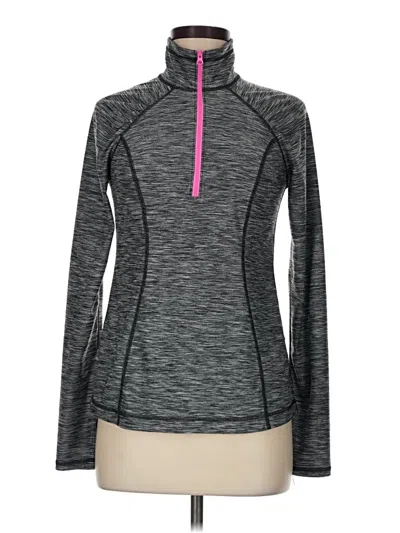 Pre-owned Z By Zella Long Sleeve T-shirt In Gray