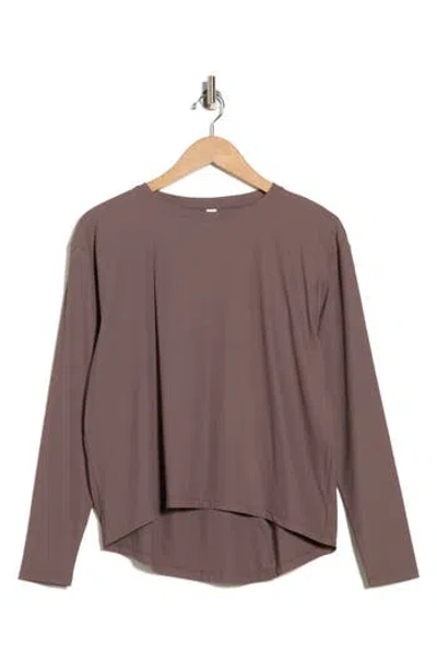 Z By Zella Open Match Long Sleeve T-shirt In Purple