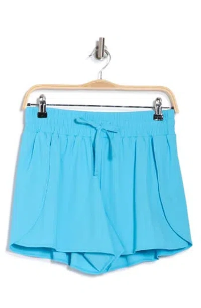 Z By Zella Open Matchpoint Shorts In Blue Brilliance