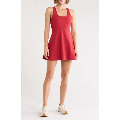 Z By Zella Outscore Racerback Tennis Dress In Red