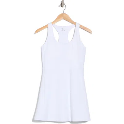 Z By Zella Outscore Racerback Tennis Dress In White
