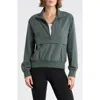 Z By Zella Perfect Day Half Zip Pullover In Gray