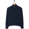 Z By Zella Perfect Day Half Zip Pullover In Blue
