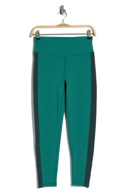 Z By Zella Perfom Luxe Colorblock High Waist 7/8 Leggings In Green