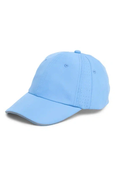 Z By Zella Perforated Baseball Cap In Blue