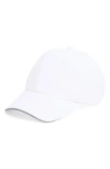 Z By Zella Perforated Baseball Cap In White