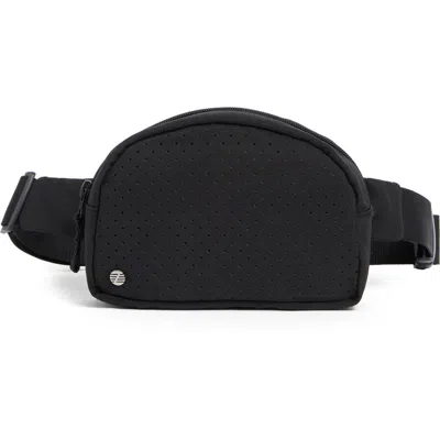 Z By Zella Perforated Belt Bag In Black
