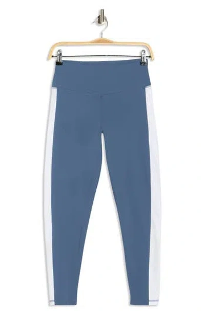 Z By Zella Perform Colorblock High Waist 7/8 Leggings In Blue