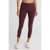 Z By Zella Perform High Waist 7/8 Leggings In Brown