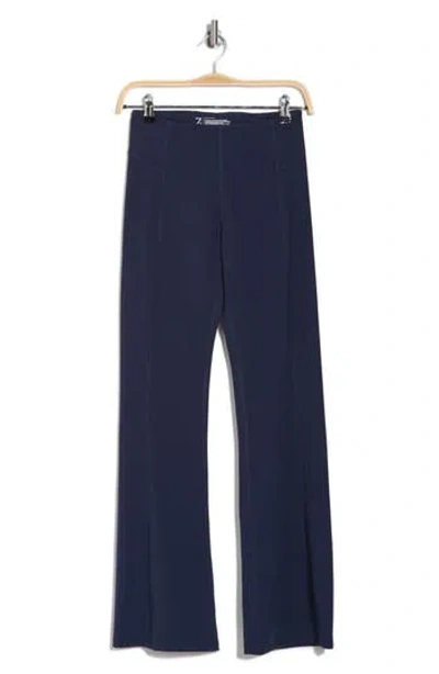 Z By Zella Perform High Waist Flare Leggings In Navy Sapphire