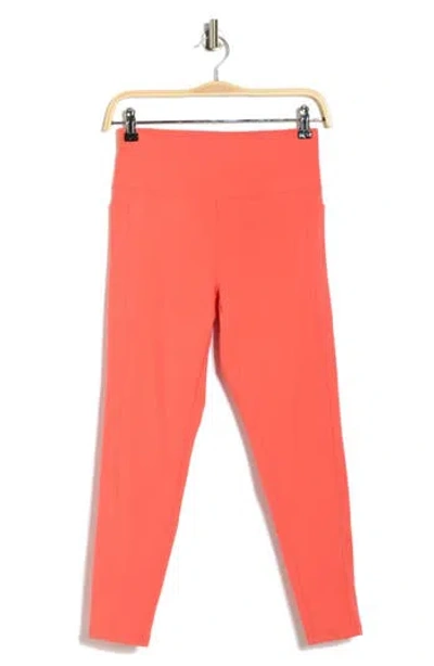 Z By Zella Perform High Waist Pocket 2.0 7/8 Leggings In Orange