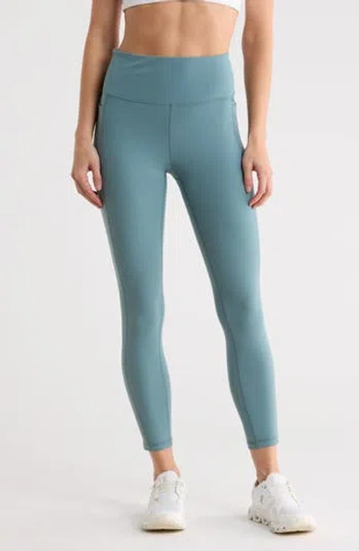 Z By Zella Perform High Waist Pocket 2.0 7/8 Leggings In Blue