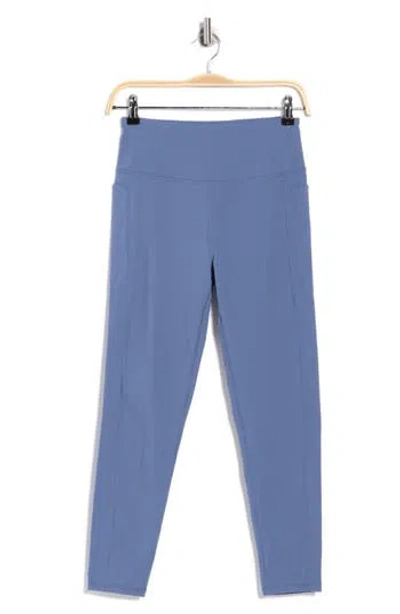 Z By Zella Perform High Waist Pocket 2.0 7/8 Leggings In Blue