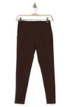 Z By Zella Perform High Waist Pocket 7/8 Leggings In Brown