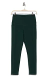 Z By Zella Perform High Waist Pocket 7/8 Leggings In Green Park