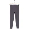 Z By Zella Fleece Lined High Waist Leggings In Grey Forged