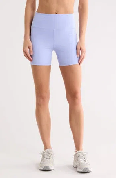 Z By Zella Perform Pocket Bike Shorts In Blue