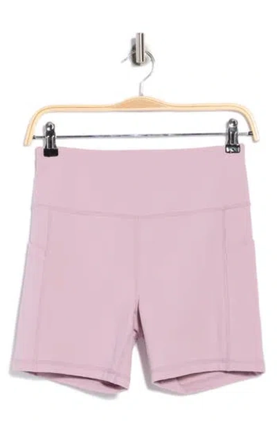 Z By Zella Perform Pocket Bike Shorts In Purple