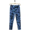 Z By Zella Perform Printed Pocket 7/8 Leggings In Blue