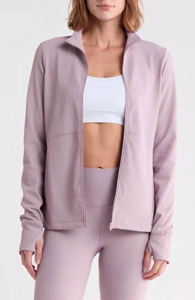 Z By Zella Perform Rib Jacket In Purple Fog