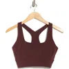 Z By Zella Perform Sports Bra In Burgundy