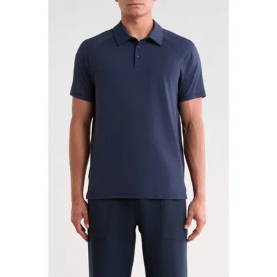 Z By Zella Performance Polo In Navy Eclipse