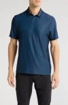 Z By Zella Print Polo In Blue