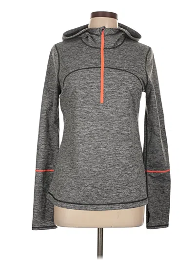Pre-owned Z By Zella Pullover Hoodie In Gray
