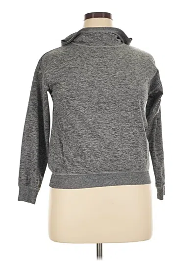 Pre-owned Z By Zella Pullover Hoodie In Gray