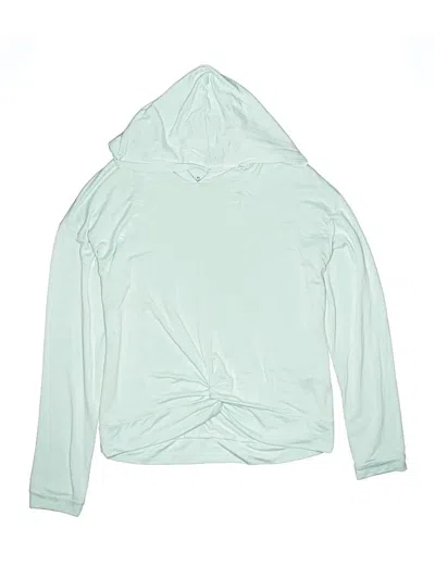 Pre-owned Z By Zella Kids' Pullover Hoodie In Green