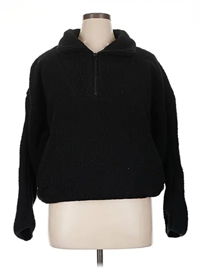 Pre-owned Z By Zella Pullover Sweater In Black